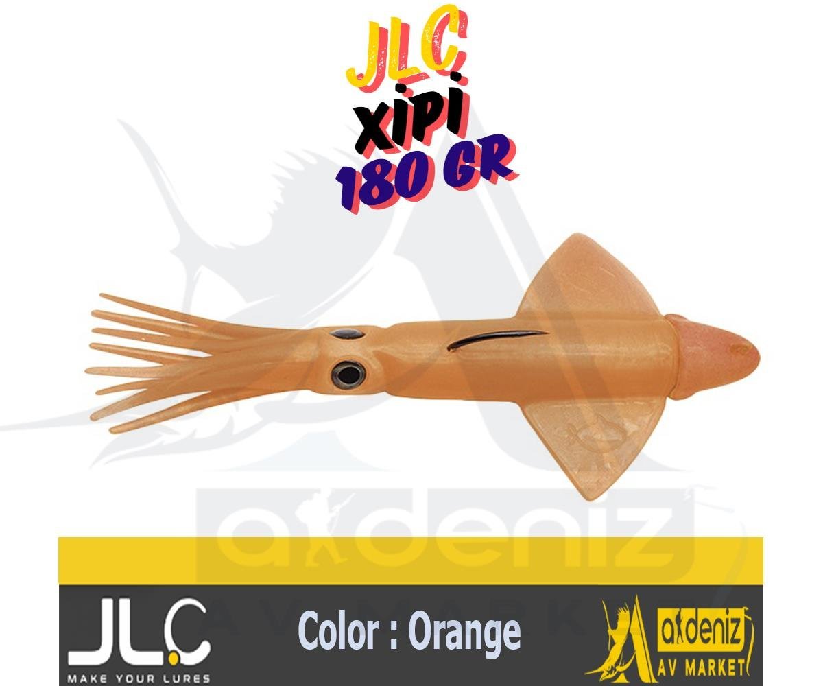 JLC Jigging A La Carta XİPİ 180 Gr #5 Orange turuncu Combo Silikon Kalamar Yem