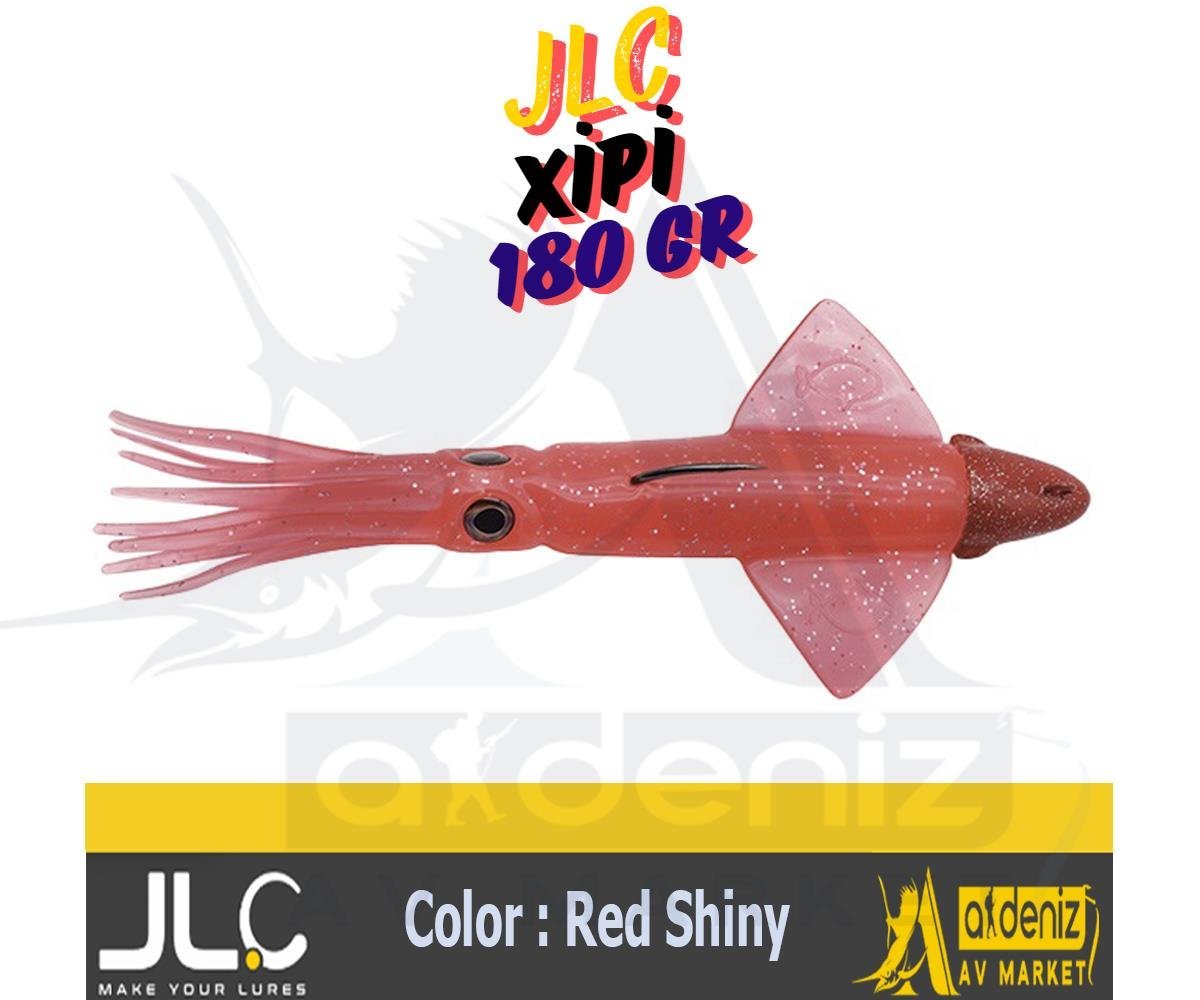 JLC Jigging A La Carta XİPİ 180 Gr #9 Red Shiny kırmızı Combo Silikon Kalamar Yem