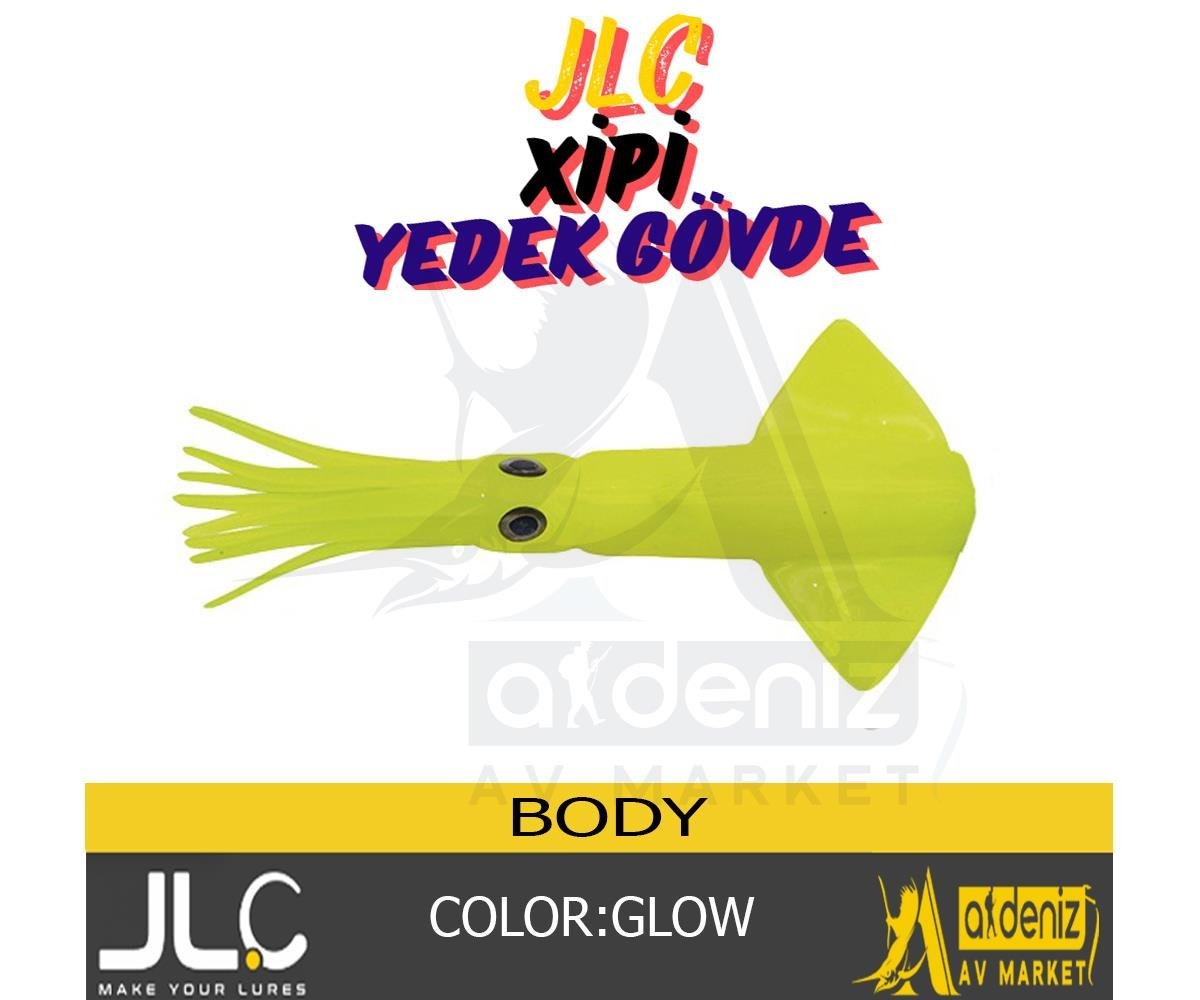 JLC Jigging A La Carta XIPI Body Replacement #2 Glow Silikon Kalamar Yedek GövdeJLC JİGGİNG A LA CARTA