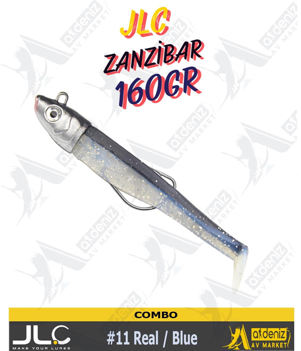 JLC Jigging A La Carta Zanzibar Combo Silikon Balık 150 mm 160 gr #11 Real BlueJLC JİGGİNG A LA CARTA
