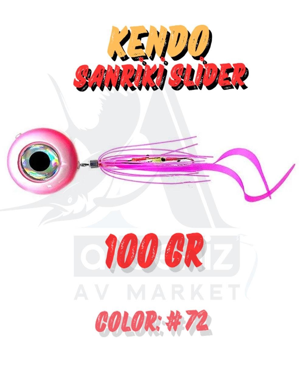 Kendo Sanriki Slider Tai Rubber Yem 100 gr Color:72KENDO