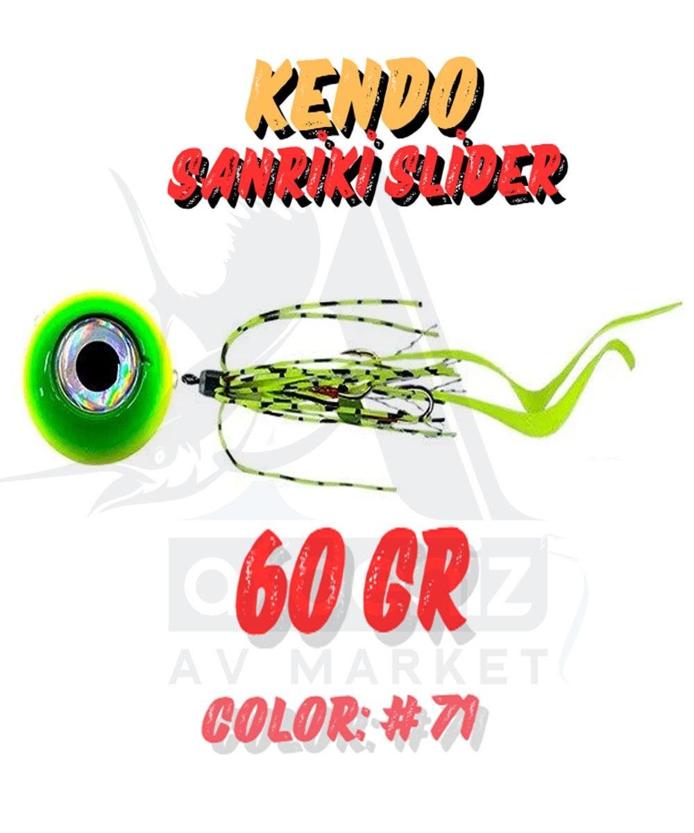 Kendo Sanriki Slider Tai Rubber Yem 60 gr Color:71KENDO