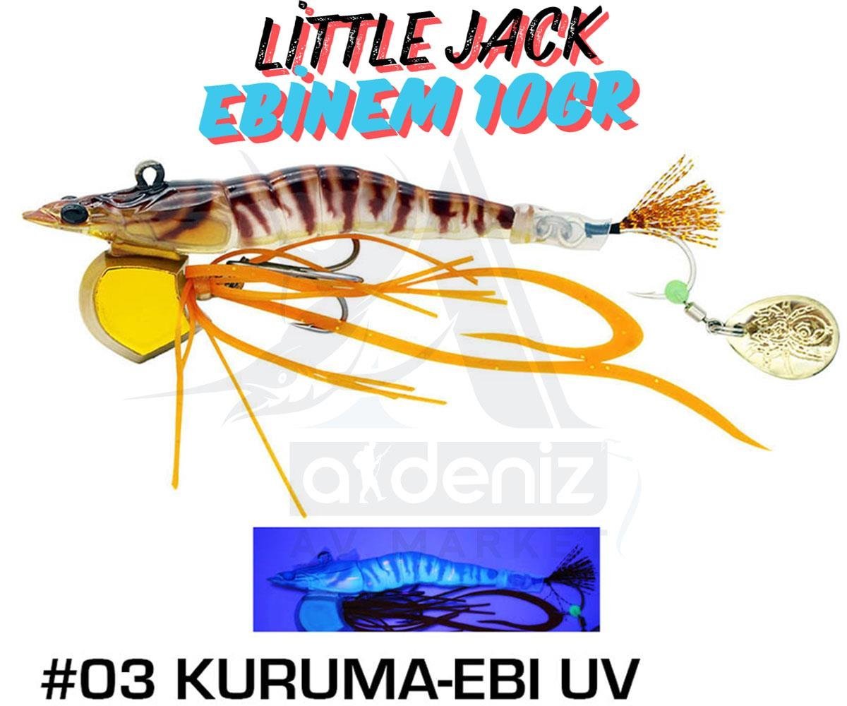 Little Jack Ebinem 6,05 cm 10 gr #03 Kuruma Ebi UVLİTTLE JACK