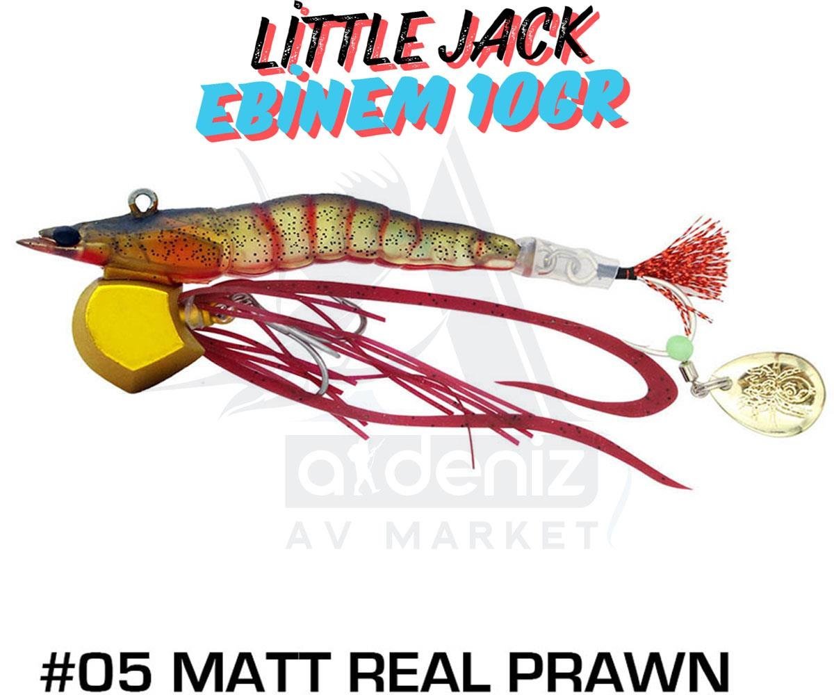 Little Jack Ebinem 6,05 cm 10 gr #05 Matt Real PrawnLİTTLE JACK