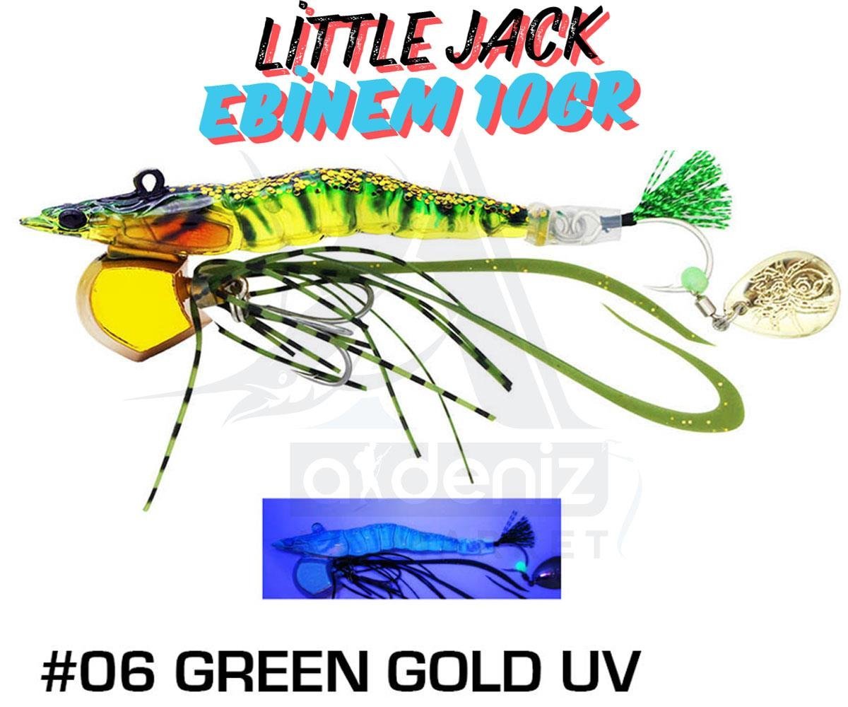 Little Jack Ebinem 6,05 cm 10 gr #06 Green Gold UVLİTTLE JACK