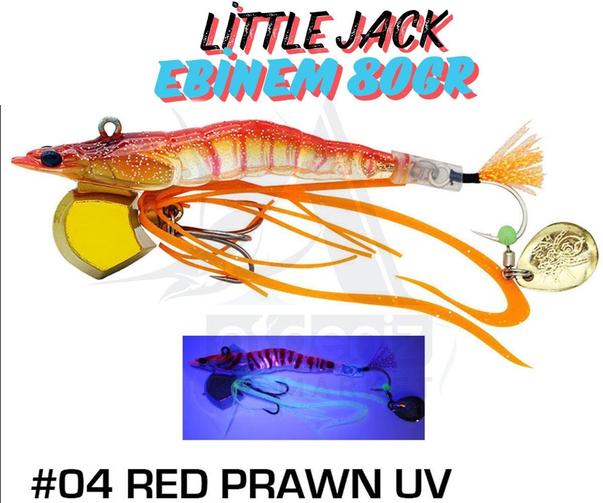 Little Jack Ebinem 7,57 cm 80 gr #04 Red Prawn UVLİTTLE JACK