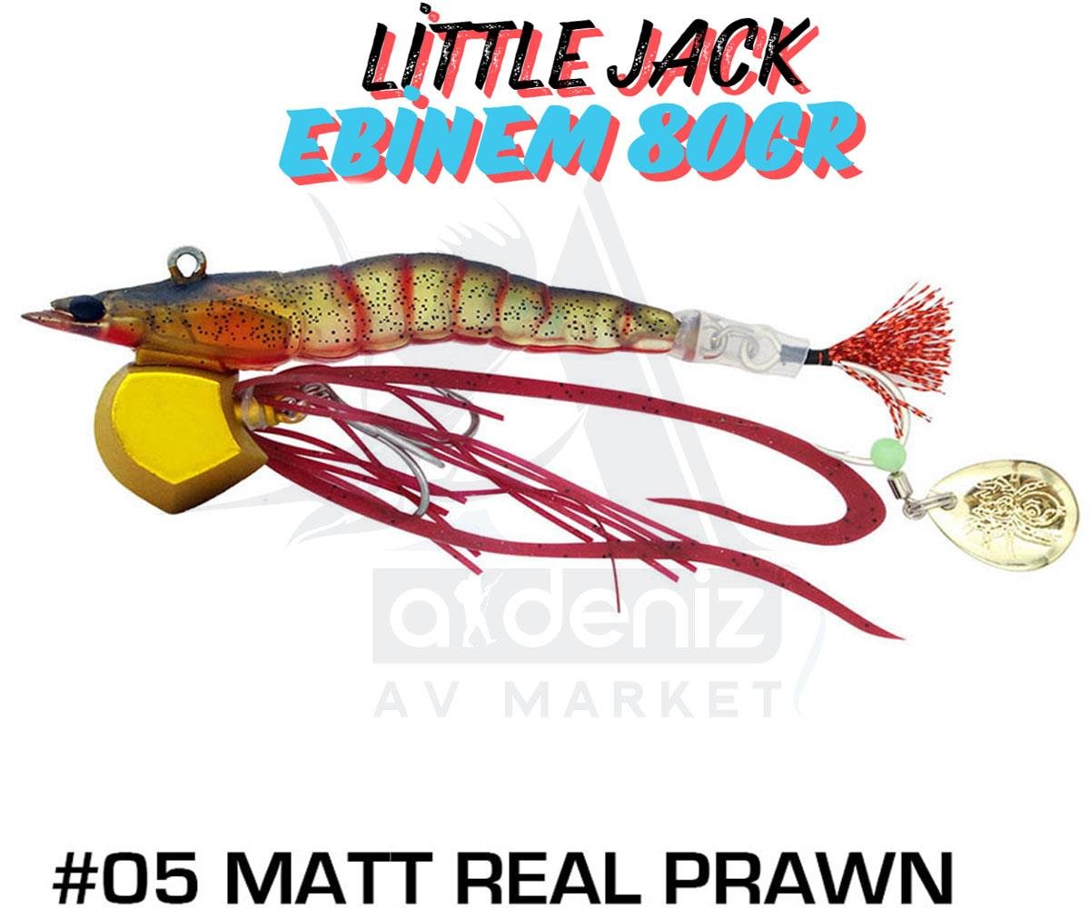 Little Jack Ebinem 7,57 cm 80 gr #05 Matt Real PrawnLİTTLE JACK
