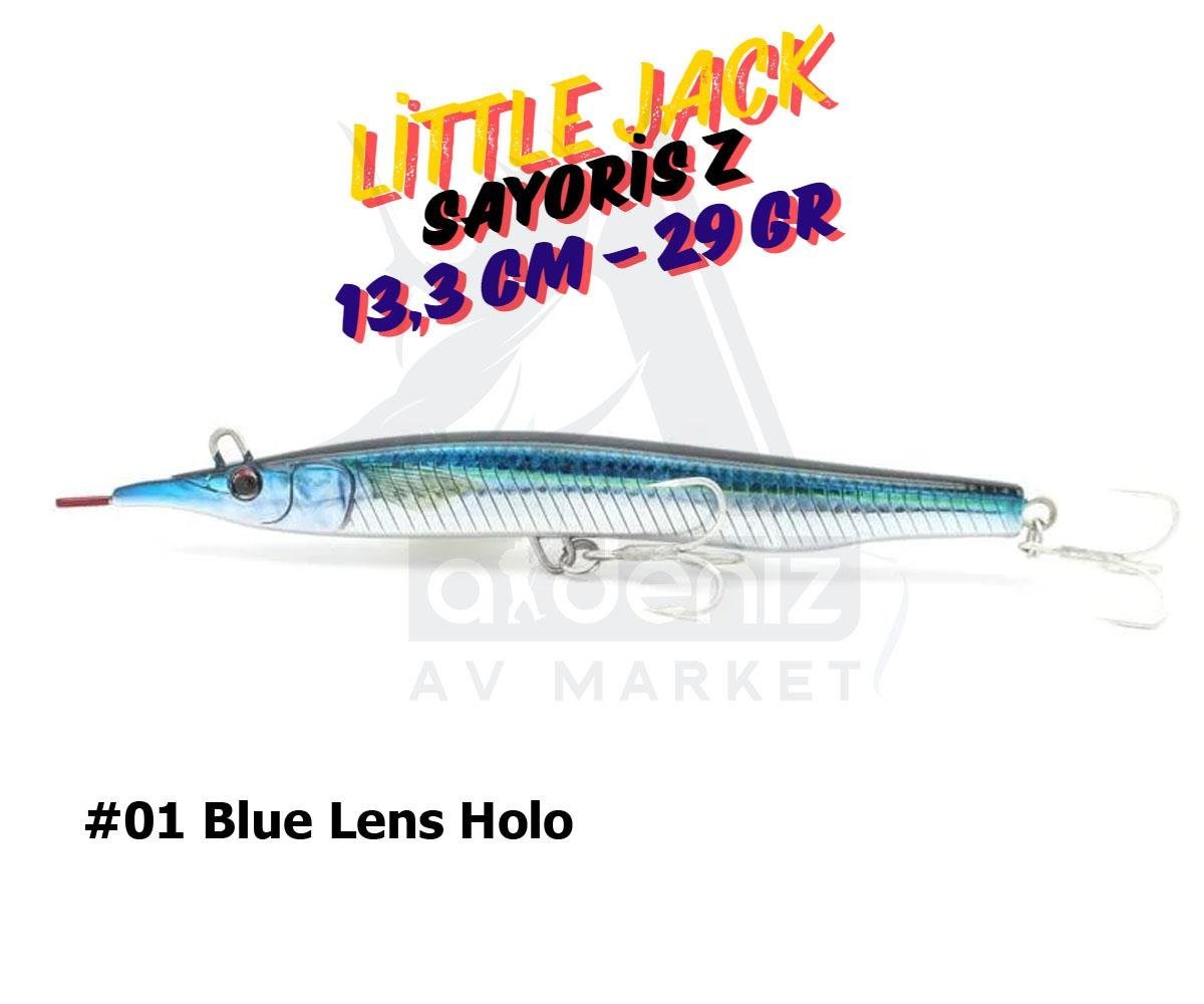 Little Jack Sayoris Z Maket Suni Yem 133 mm 29 gr #01 Blue Lens HoloLİTTLE JACK
