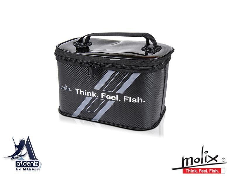 Molix EVA Tackle Bag Suya Dayanıklı Eva Çanta Size:M #BK-Black