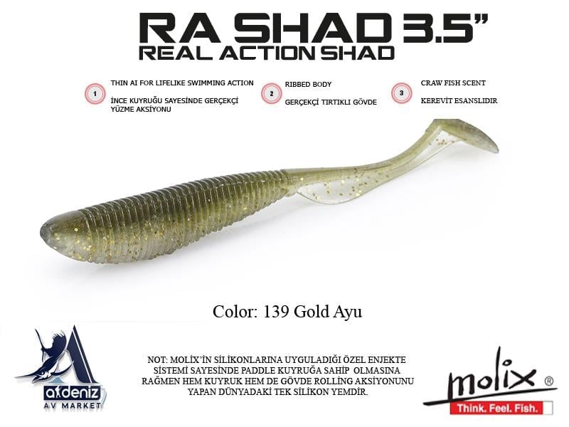 Molix RA Real Action Shad 3.5