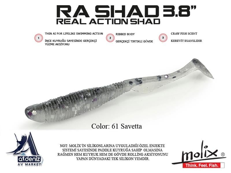 Molix RA Real Action Shad 3.8