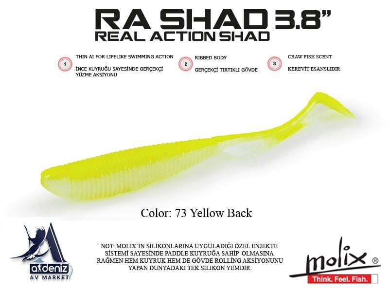 Molix RA Real Action Shad 3.8