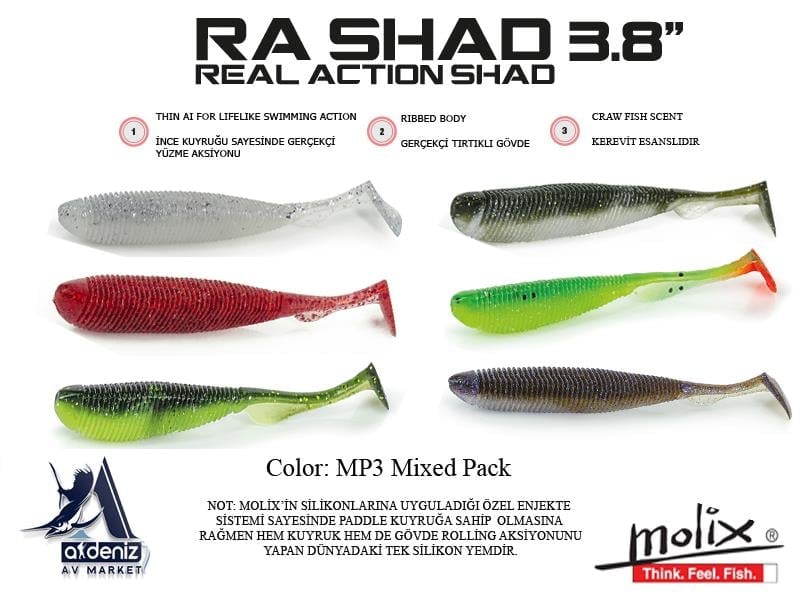 Molix RA Real Action Shad 3.8