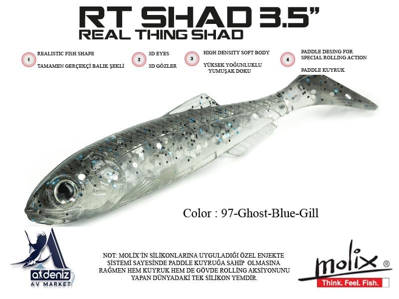 Molix RT Real Thing Shad 3.5