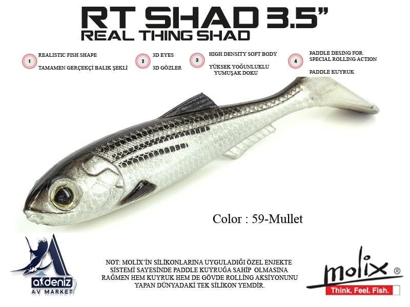 Molix RT Real Thing Shad 3.5