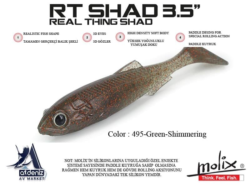 Molix RT Real Thing Shad 3.5