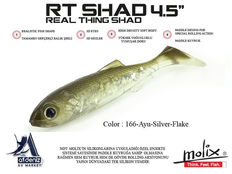 Molix RT Real Thing Shad 4.5
