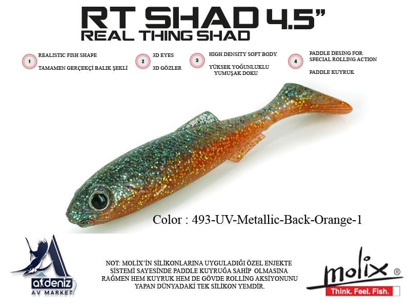 Molix RT Real Thing Shad 4.5