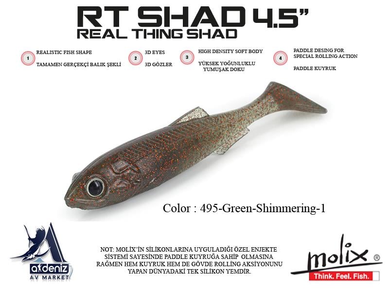 Molix RT Real Thing Shad 4.5