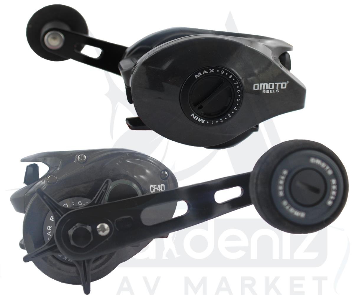 OMOTO Rex C3 CF40 RH Carbon Tai Rubber / Light Jigging Çıkrık (Sağ El)OMOTO