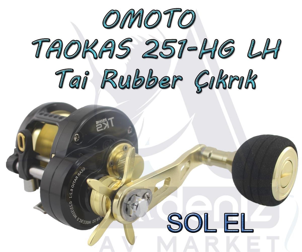 Omoto Taokas 251 Hg Lh Tai Rubber / Light Jigging Çıkrık Makine (Sol El)OMOTO