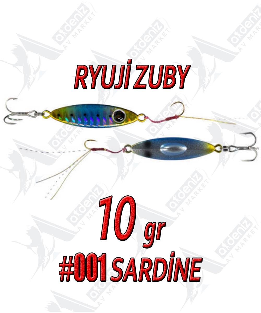 Ryuji Zuby 38mm 10gr LRF Jig Sahte Metal Yem #1 SardineRYUJİ