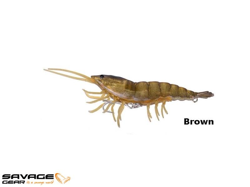 Savage gear 3D Hybrid Shrimp 10 cm 17 gr S Suni Yem #Brown
