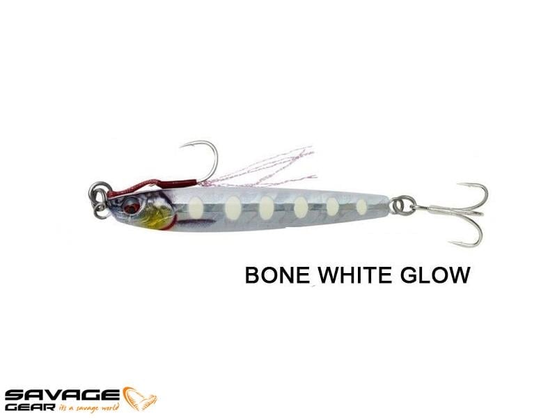 Savage gear 3D Jig Minnow 5 gr 4,6 cm Suni Yem #Bone White Glow