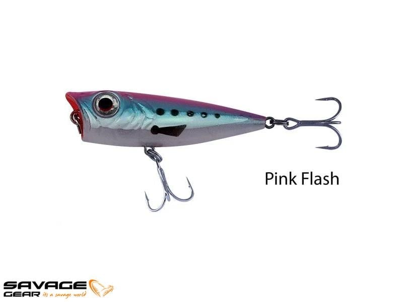 Savage gear 3D Minnow Pop Walker 43 mm 3g Suni Yem #06-Pink Flash