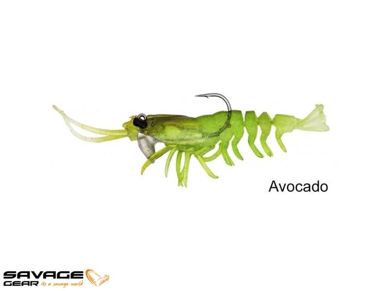 Savage Gear 3D Shrimp RTF 9 cm 7 gr Suni Yem 2 Adet #Avocado