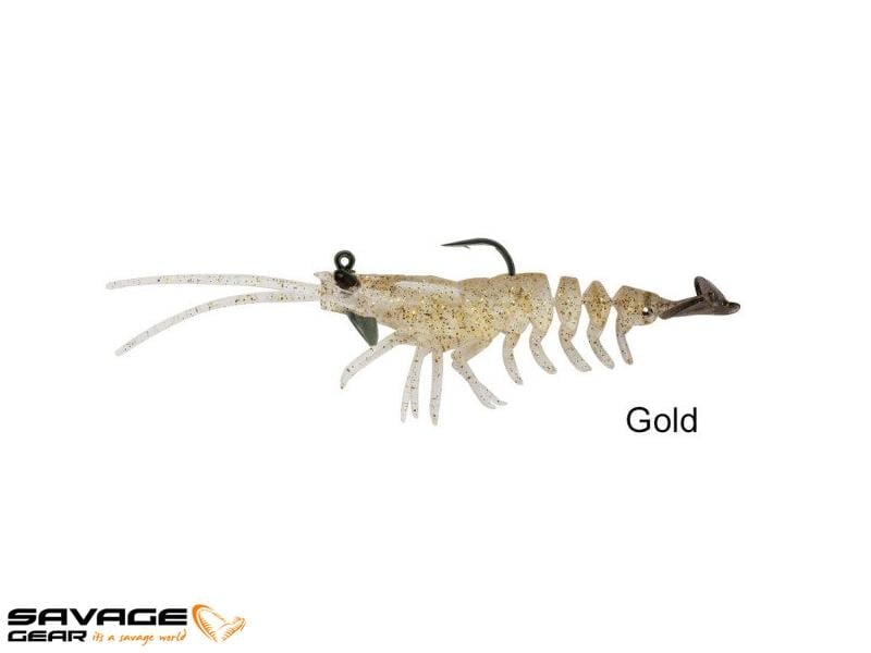 Savage Gear 3D Shrimp RTF 9 cm 7 gr Suni Yem 2 Adet #Gold