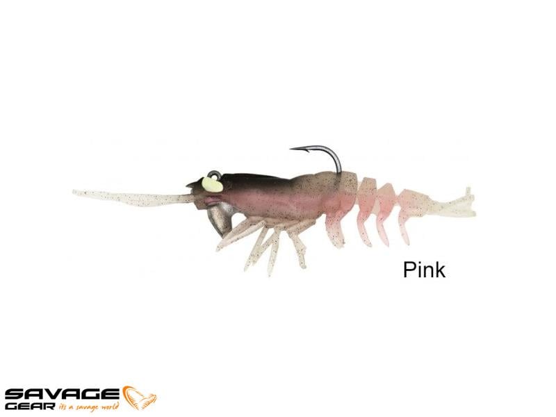 Savage Gear 3D Shrimp RTF 9 cm 7 gr Suni Yem 2 Adet #Pink