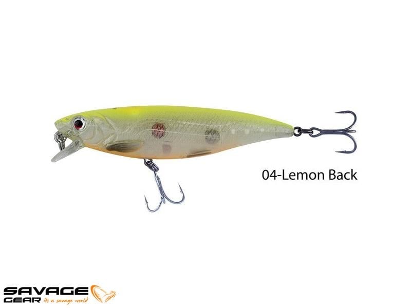 Savage gear 3D Twitch Minnow 8cm 10g Suni Yem #04-Lemon Back