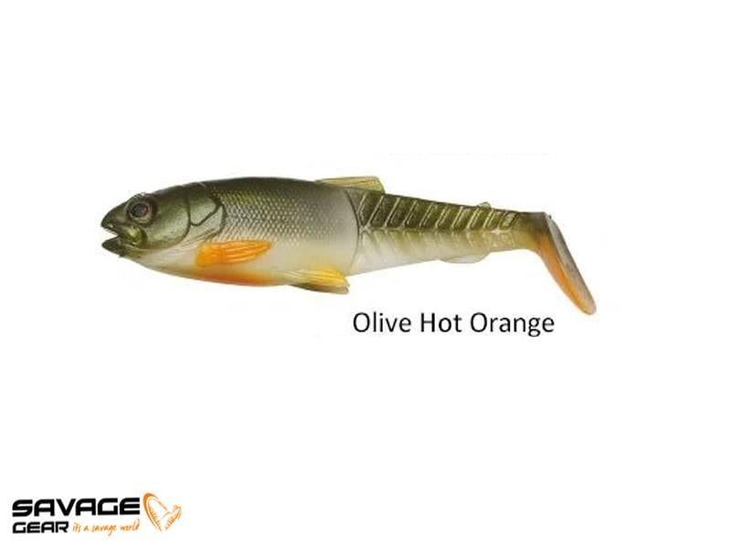 Savage Gear Craft Cannibal Paddletail 6.5 cm 4 gr Suni Yem 1 Adet #Olive Pearl Hot Orange