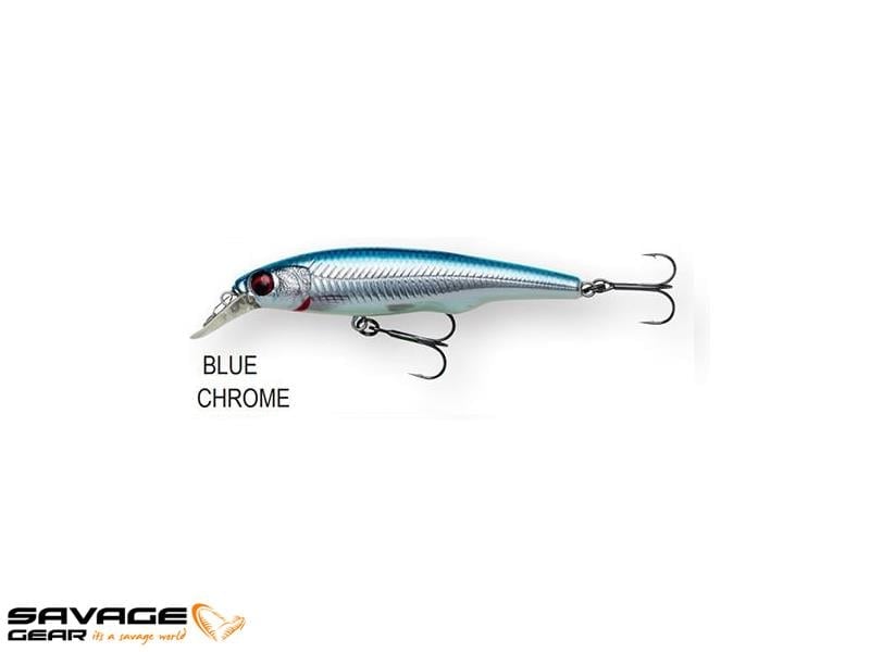 Savage Gear Gravity Twitch SR 8.3 cm 10 gr Suspending #Blue Chrome