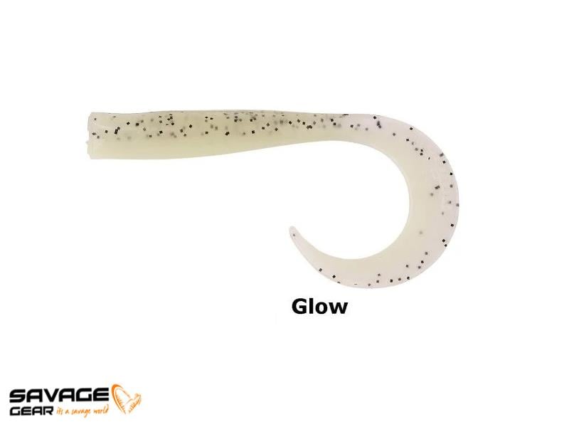 Savage gear LB Sandeel Curltail 7 cm 6 Adet Suni Yem #Glow
