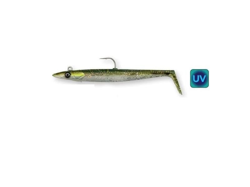 Savage Gear Sandeel V2 12 cm 22 gr 2+1 #Green Silver