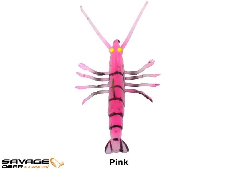 Savage gear TPE Fly Shrimp 5 cm 2.65 gr NL Suni Yem #Pink