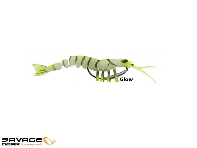 Savage gear TPE Manic Shrimp 10 cm 8 gr Suni Yem #Glow