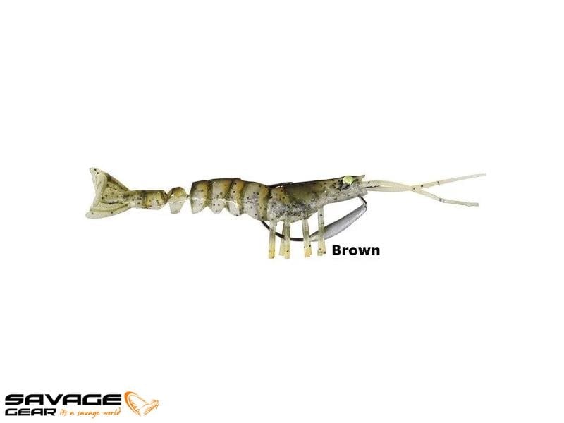 Savage gear TPE Manic Shrimp 10 cm 8 gr Suni Yem #Brown