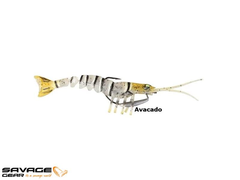 Savage gear TPE Manic Shrimp 12.5 cm 15 gr Suni Yem #Avacado