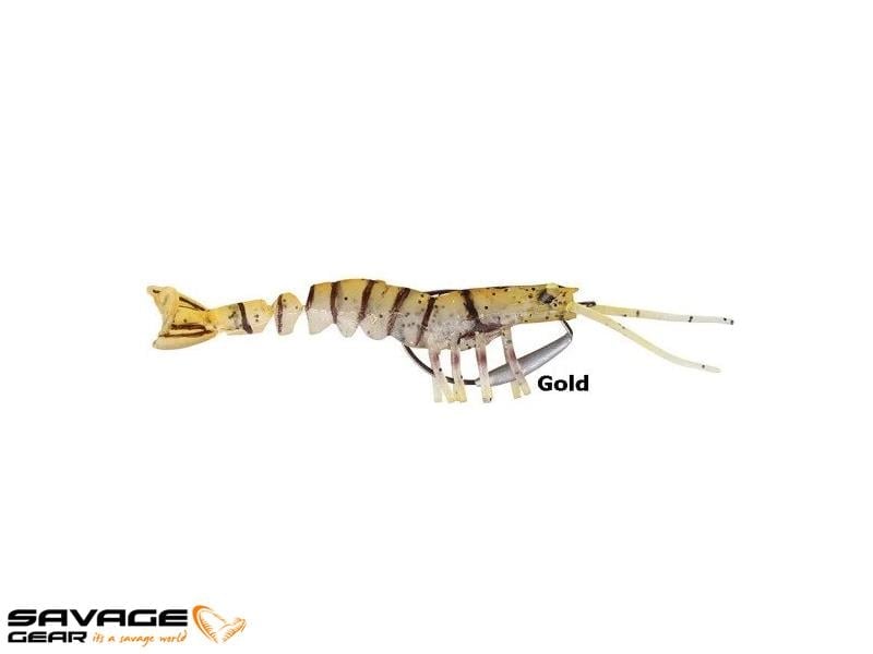 Savage gear TPE Manic Shrimp 6.5 cm 4 gr Suni Yem #Gold