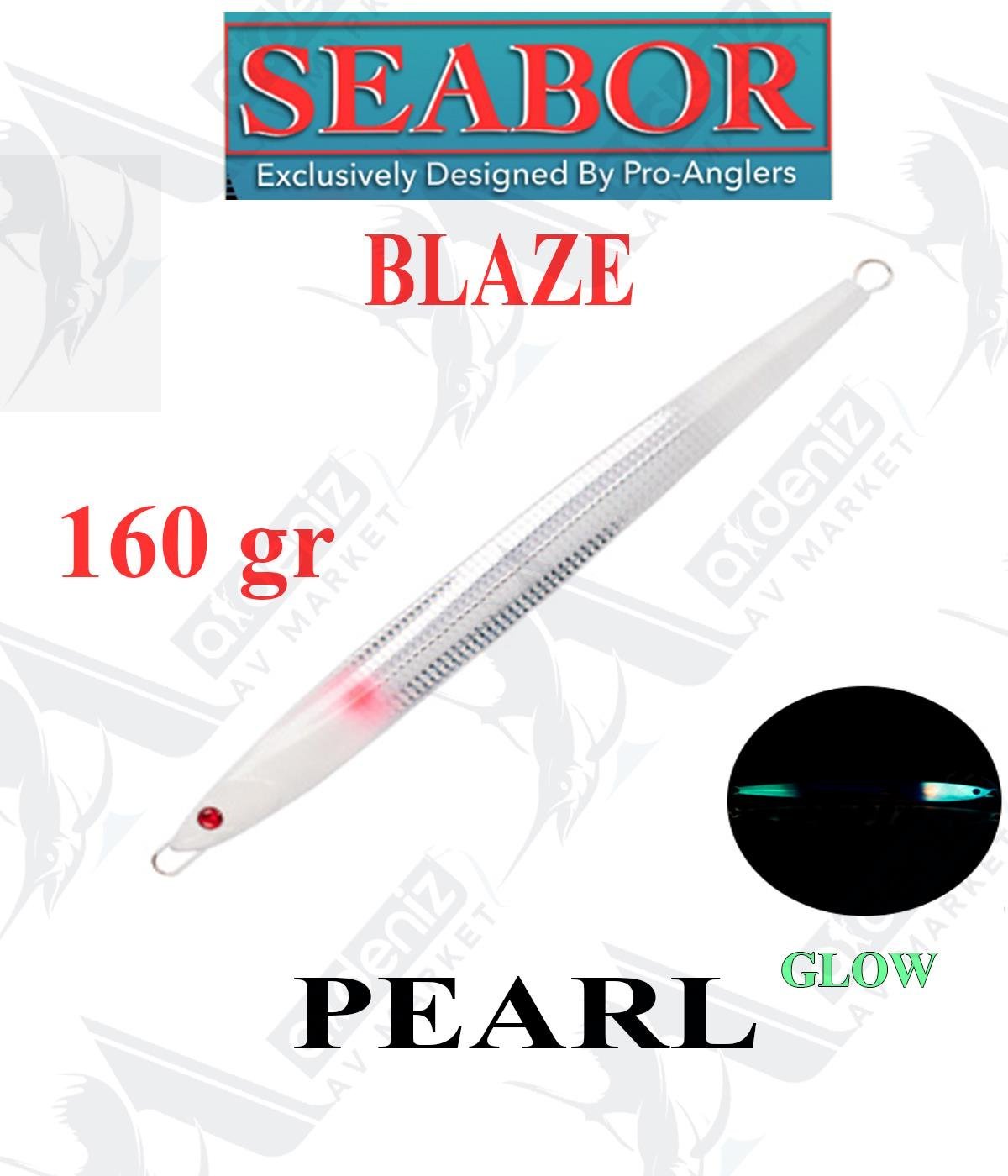 Seabor Blaze Metal Jig Sahte Yem SBR107 160gr #PEARLSEABOR