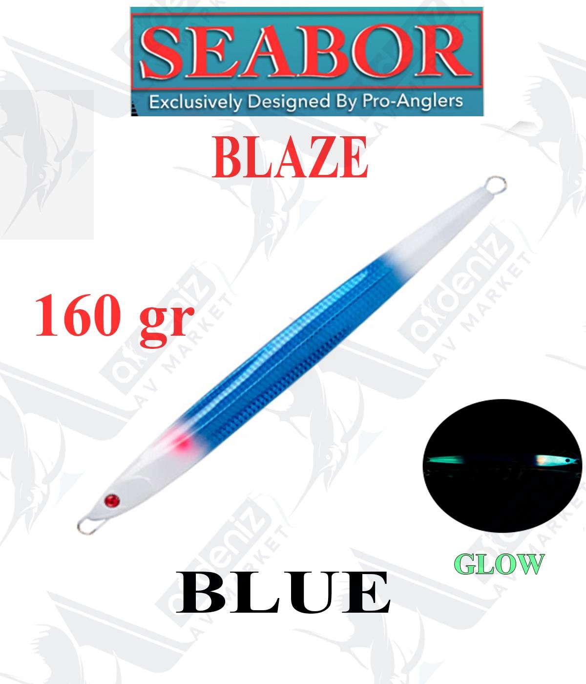 Seabor Blaze Metal Jig Sahte Yem SBR107 160gr #BLUESEABOR
