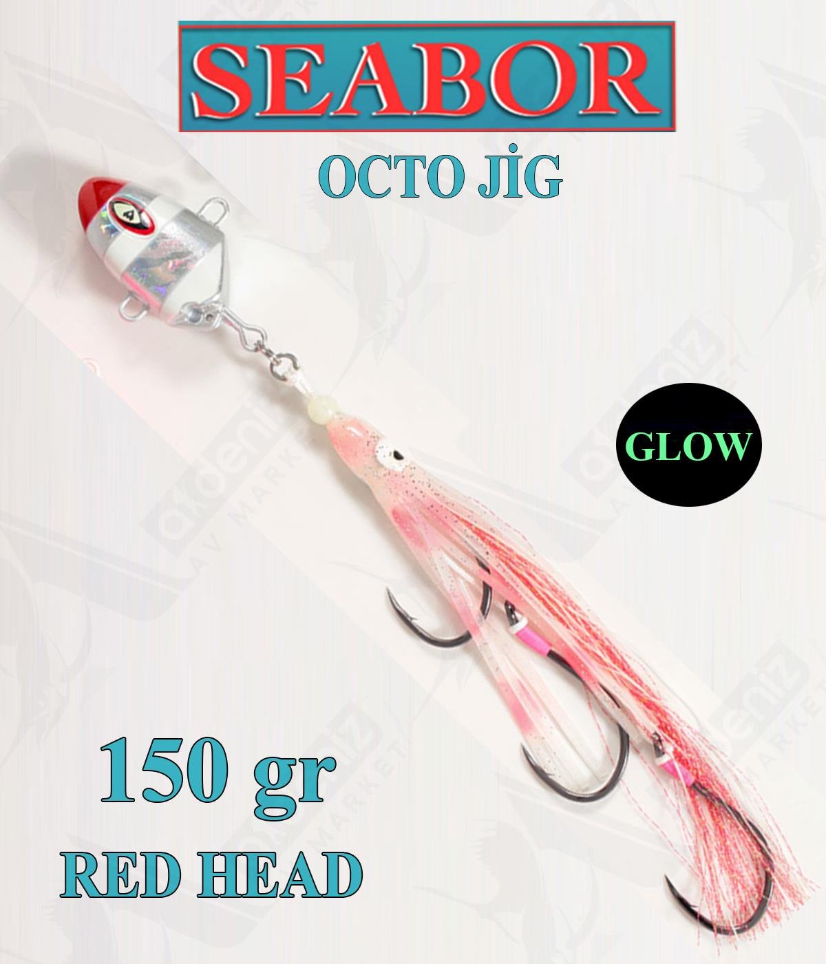 Seabor Octo Jig Yem SBR018 150gr #RED HEADSEABOR