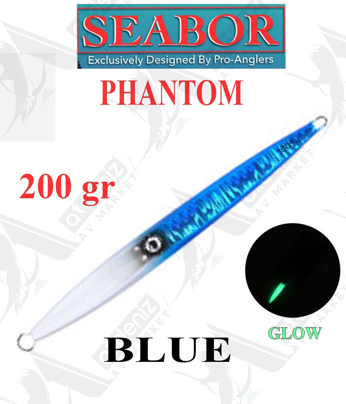 Seabor Phantom Metal Jig Sahte Yem SBR016 200gr #BLUESEABOR