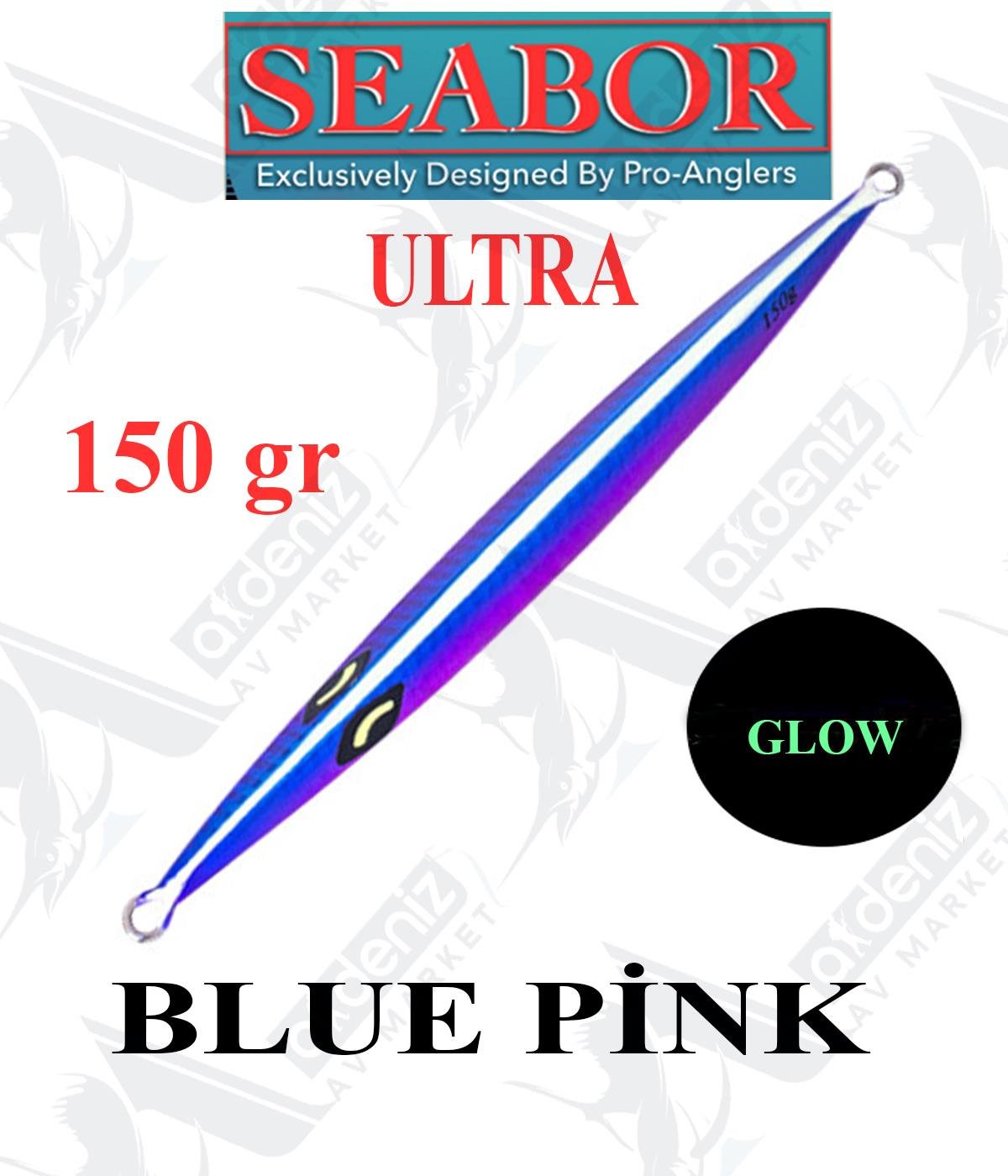 Seabor Ultra Metal Jig Sahte Yem SBR038 150gr #BLUE PİNKSEABOR