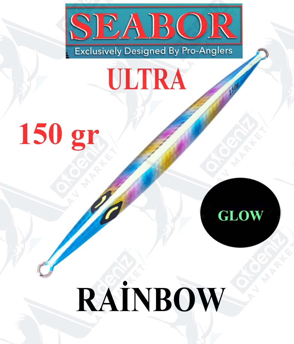 Seabor Ultra Metal Jig Sahte Yem SBR038 150gr #RAİNBOWSEABOR