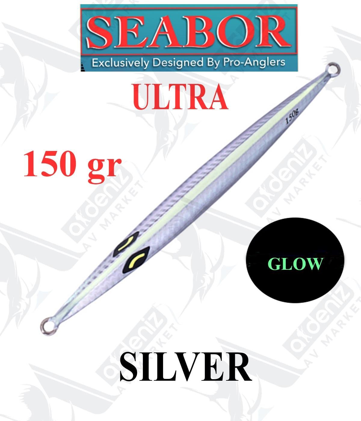 Seabor Ultra Metal Jig Sahte Yem SBR038 150gr #SİLVERSEABOR