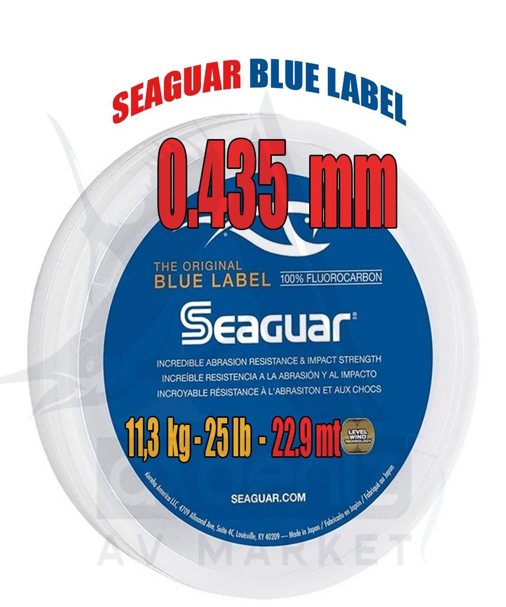 Seaguar Blue Label %100 Fluoro Carbon Shock Leader Misina 0.435 mm 22.9 mtSEAGUAR